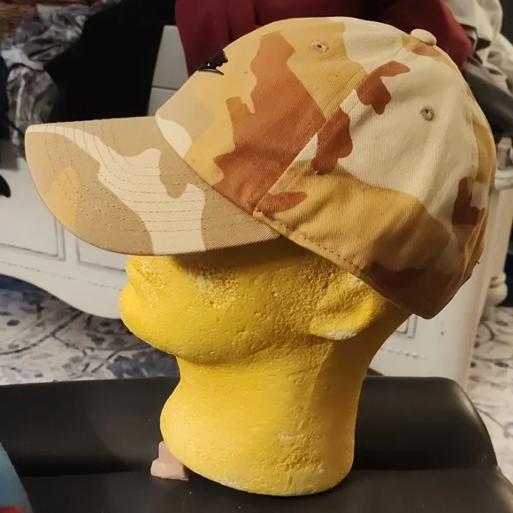 Rare Nike Heritage 86 Camo Hat Brown,Tan, Yellow Camo - Picture 2 of 7